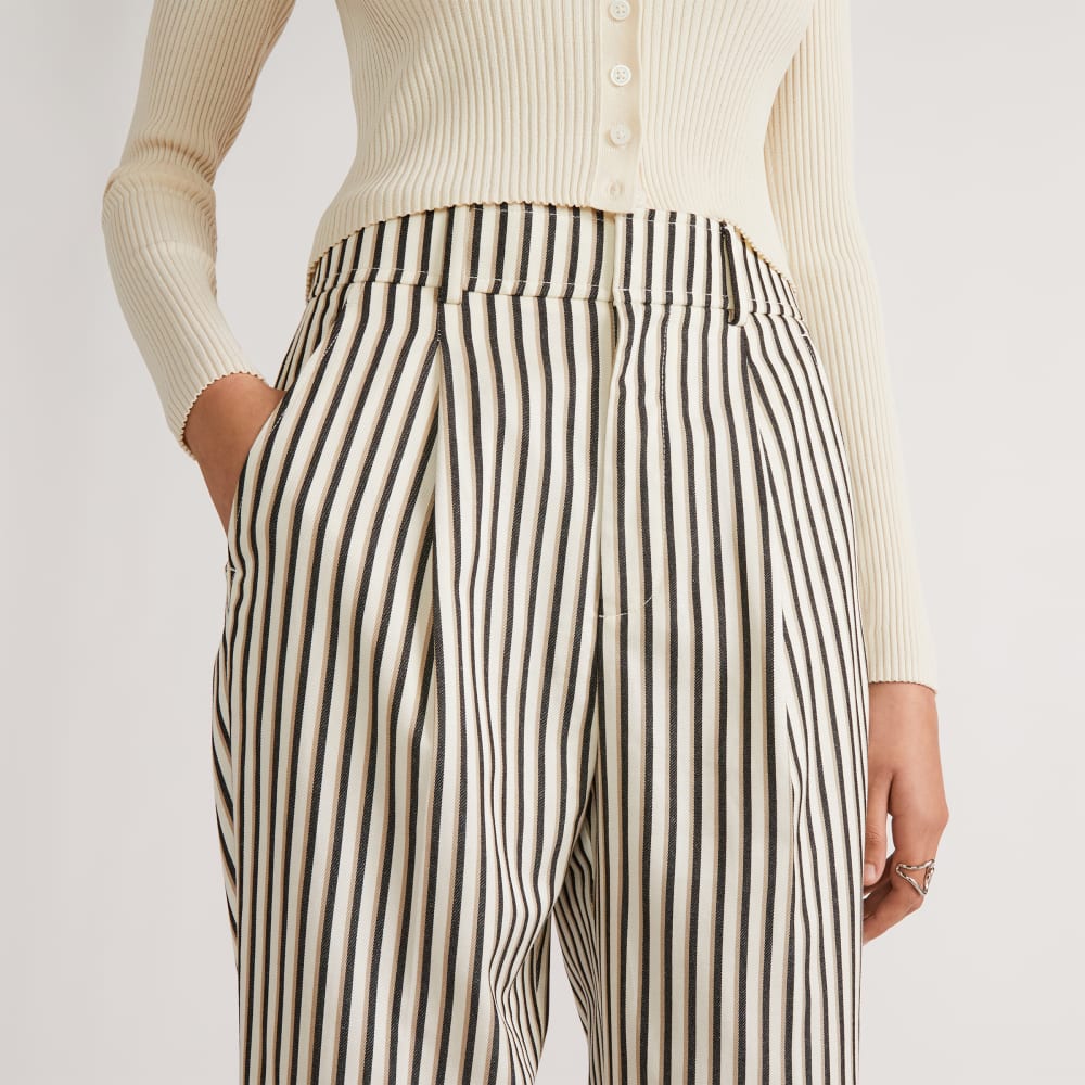 The Draper Tapered Pant in Buttersmooth | Ombre Stripe - Image 4