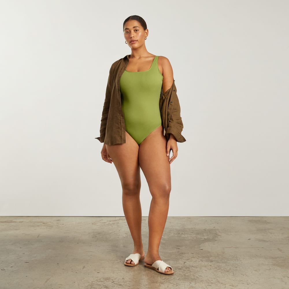 The Square-Neck One-Piece | Pepper - Image 4