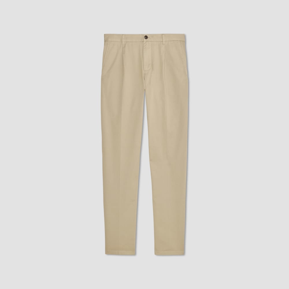 The Pleated Air Chino | Trench Coat Khaki - Image 2