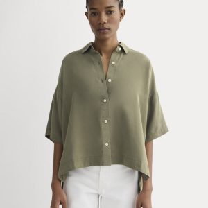 The Short-Sleeve Square Shirt in Butterlite | Kalamata