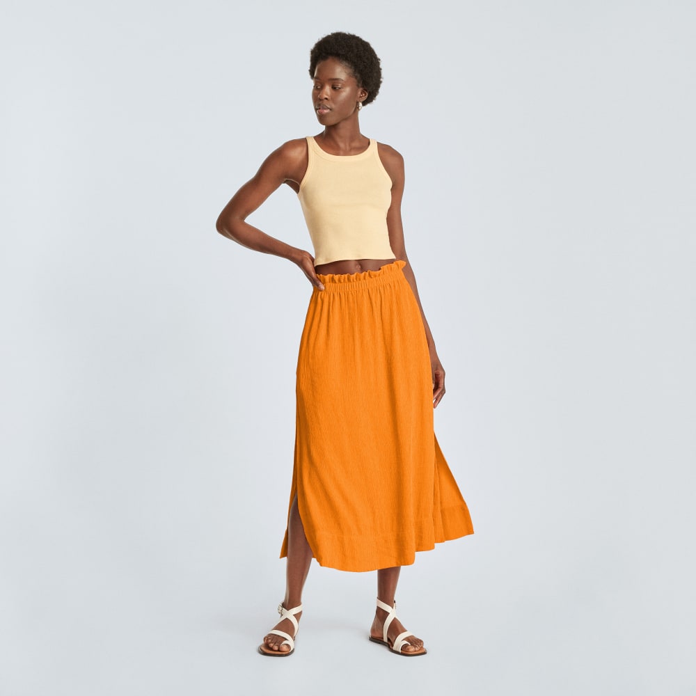 The Naia??Ripple Skirt | Turmeric - Image 5