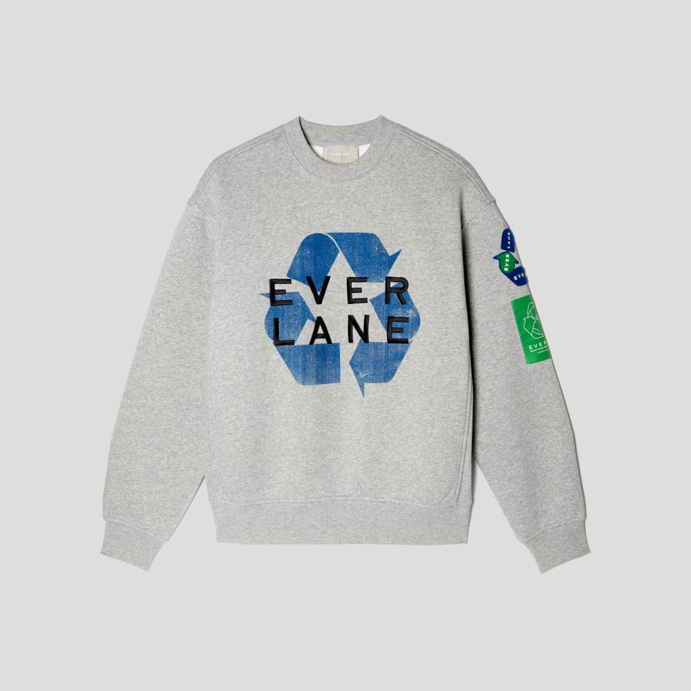 The ReTrack Crewneck Sweatshirt | Earth Day Grey - Image 2