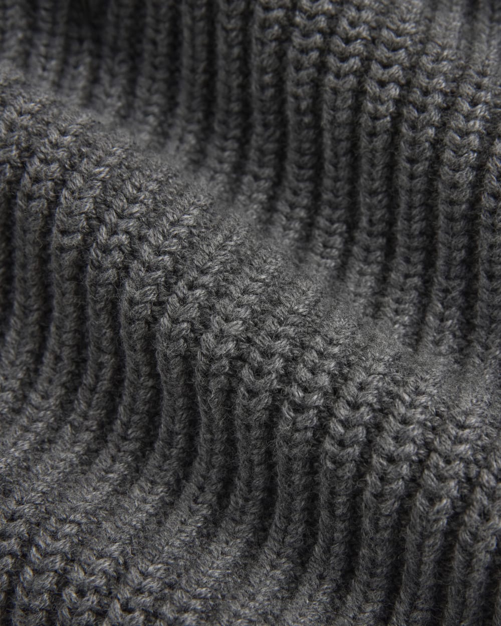 The Boxy Cardigan in Everyday Cotton | Heathered Charcoal - Image 6