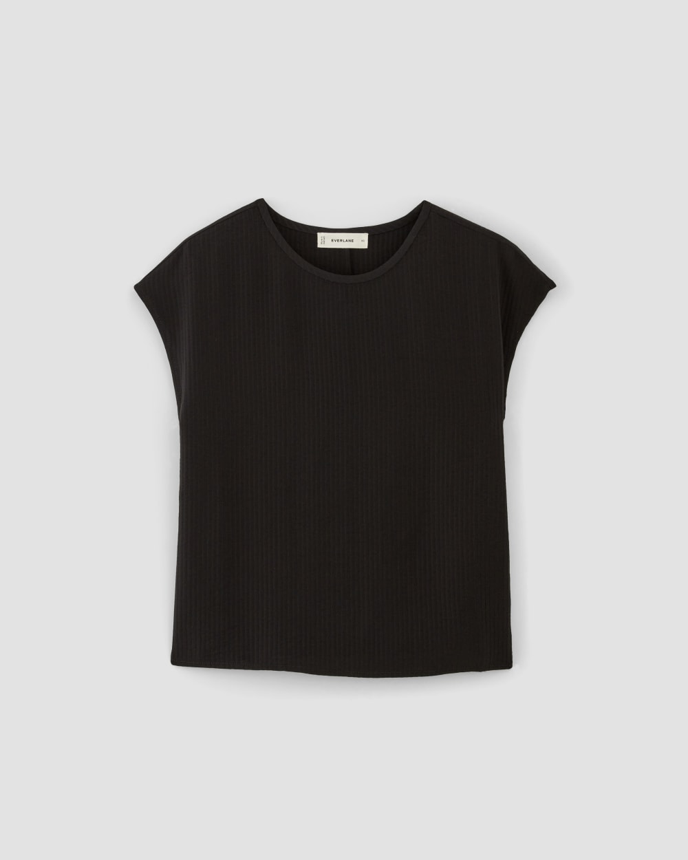 The Mini Jacquard Stripe Top | Black - Image 2