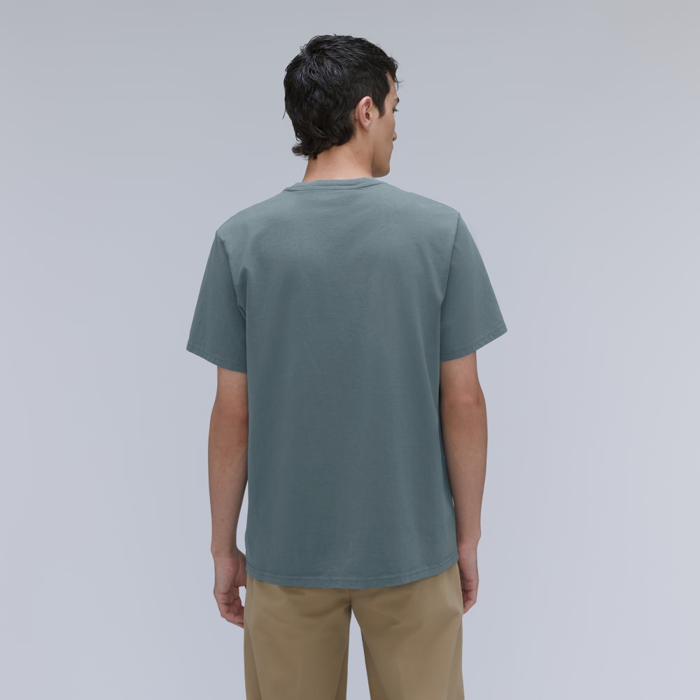 The Organic Cotton Pocket Tee | Greyish Blue - Image 3