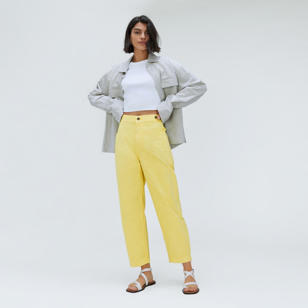 The Fatigue Barrel Pant | Lemon - Image 4