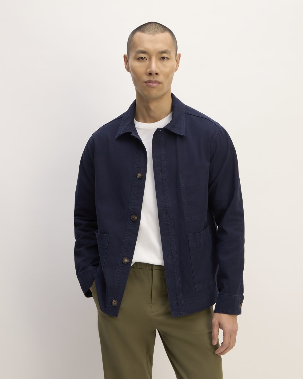 The Organic Cotton Chore Jacket | Navy