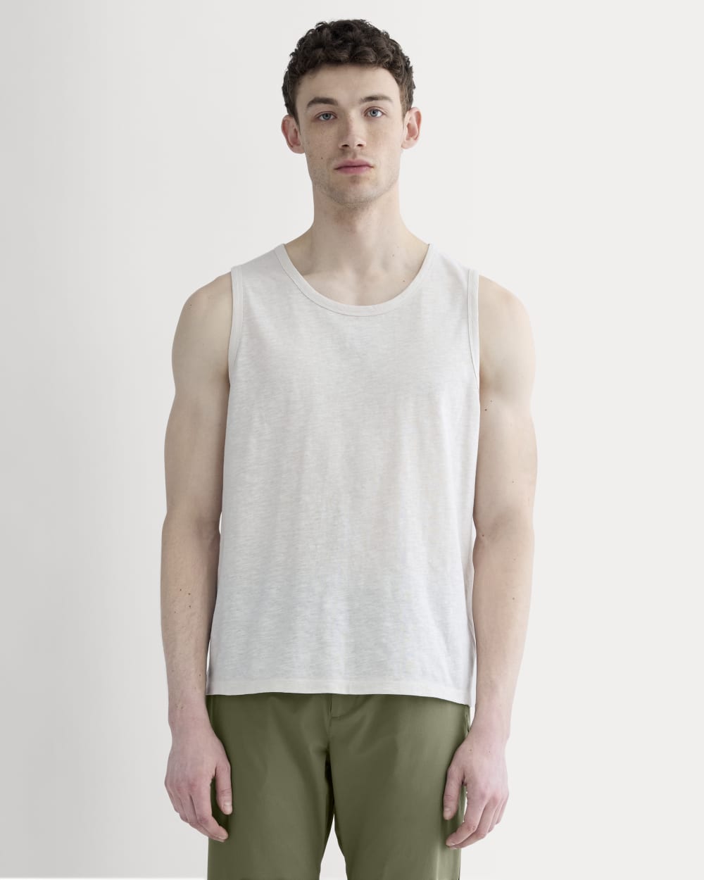 The Rec Performance Tank | Heathered Oat
