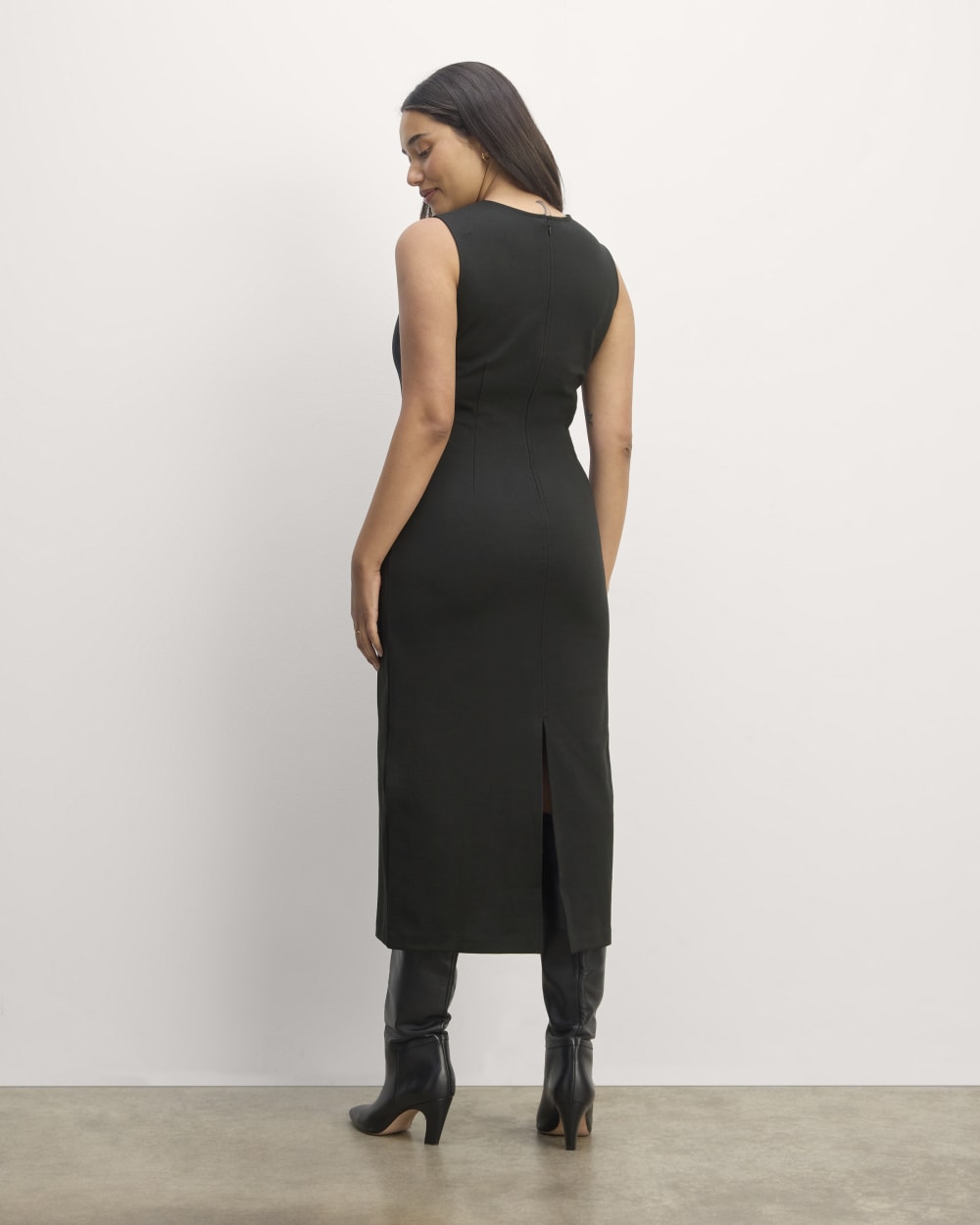 The Dream '90s Midi Dress | Black - Image 6