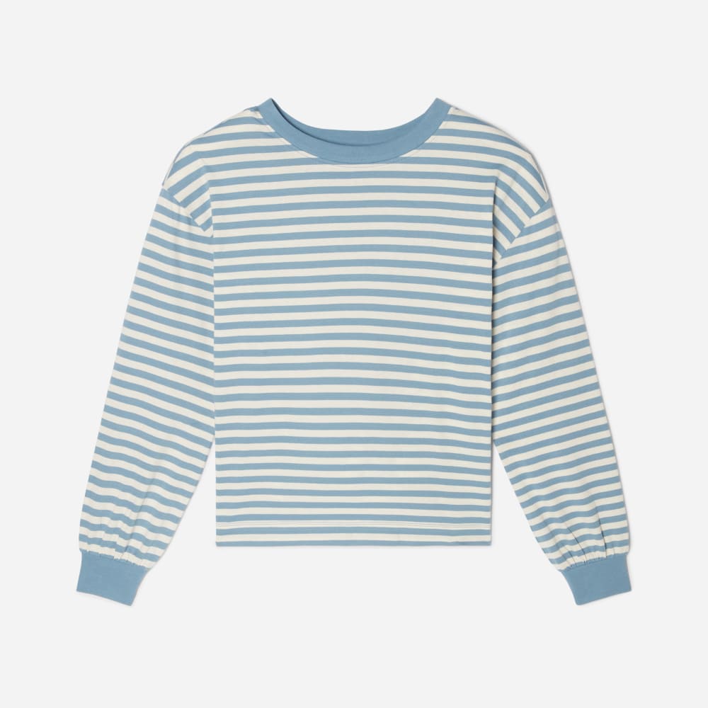 The Organic Cotton Long-Sleeve Tee | Spring Lake / Canvas