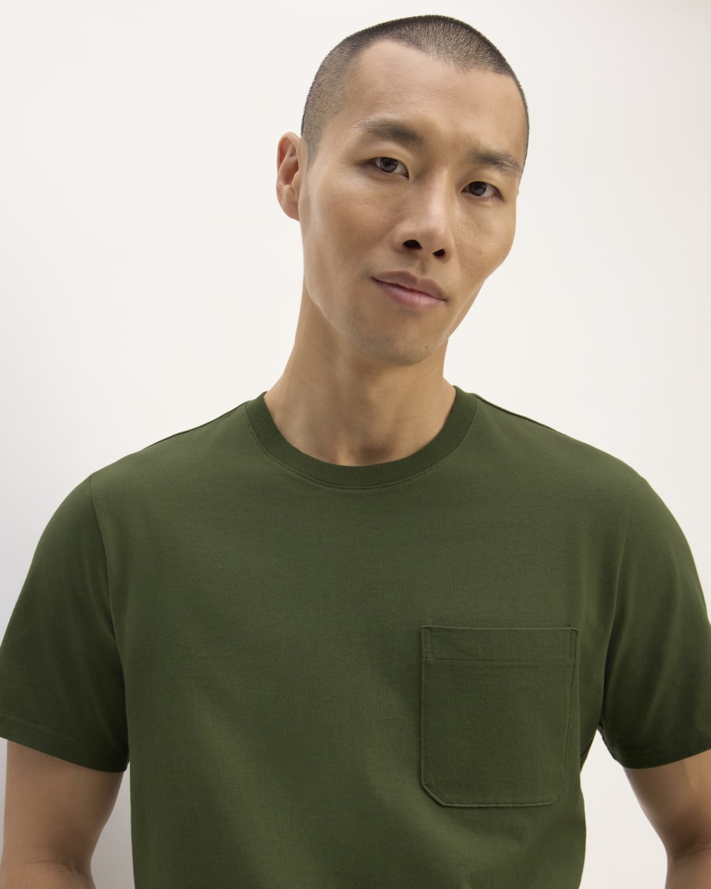 The Premium-Weight Pocket Tee | Uniform | Deep Moss Green - Image 4