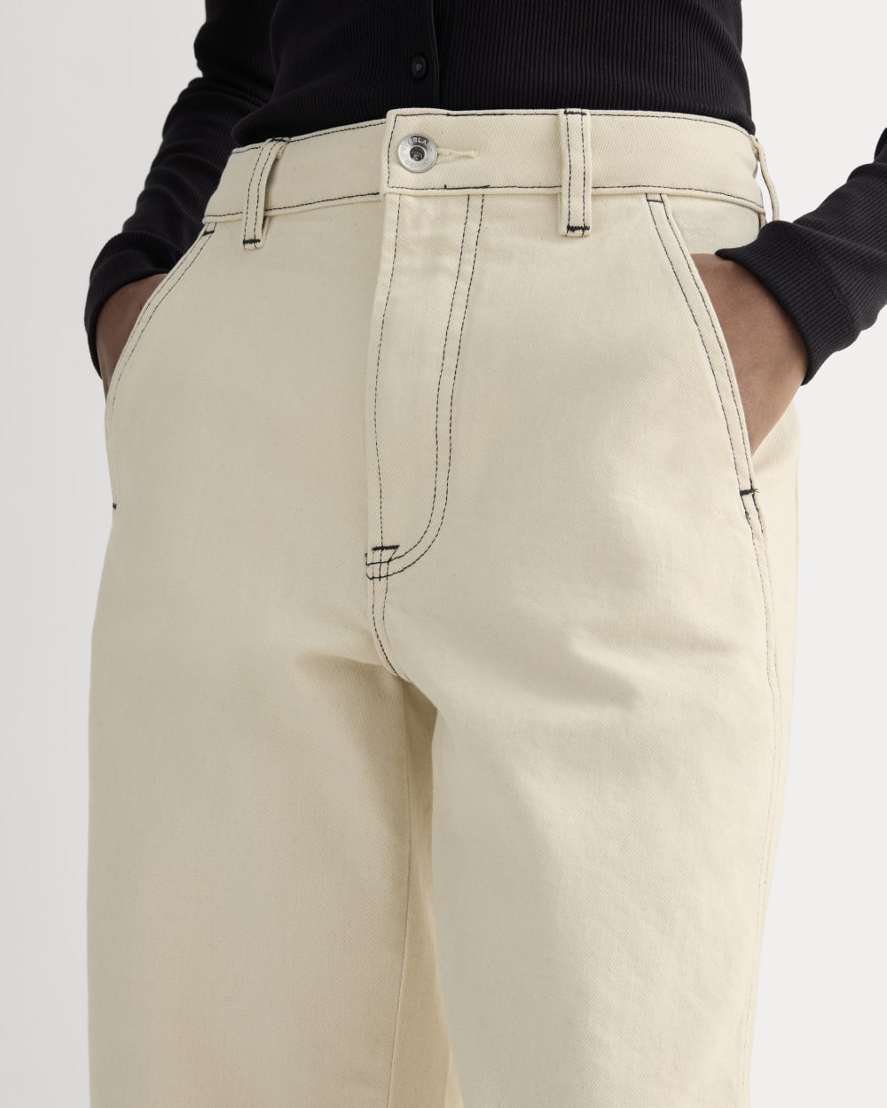 The Utility Barrel Jean | Ecru | Regular - Image 4