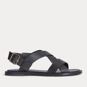 The City Strap Sandal | Black