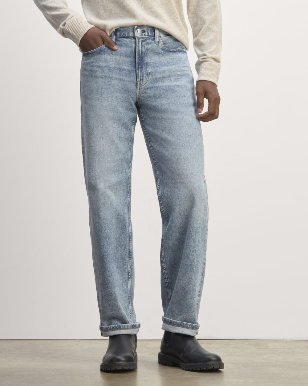 The Selvedge Loose Straight Jean | Longbay - Image 3