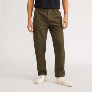 The Organic Cotton Herringbone Refined Cargo | Beech