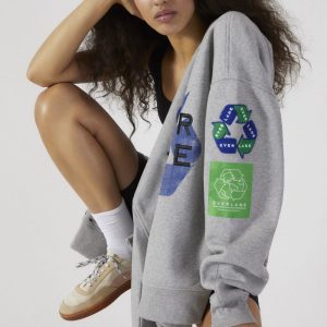 The ReTrack Crewneck Sweatshirt | Earth Day Grey