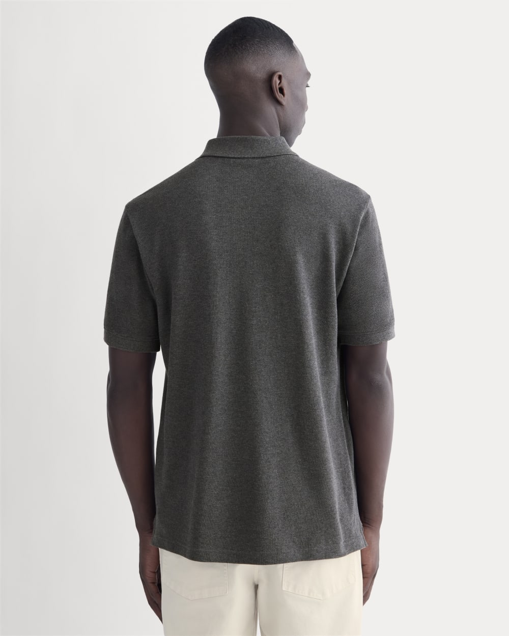 The Pique Polo | Heathered Graphite - Image 5