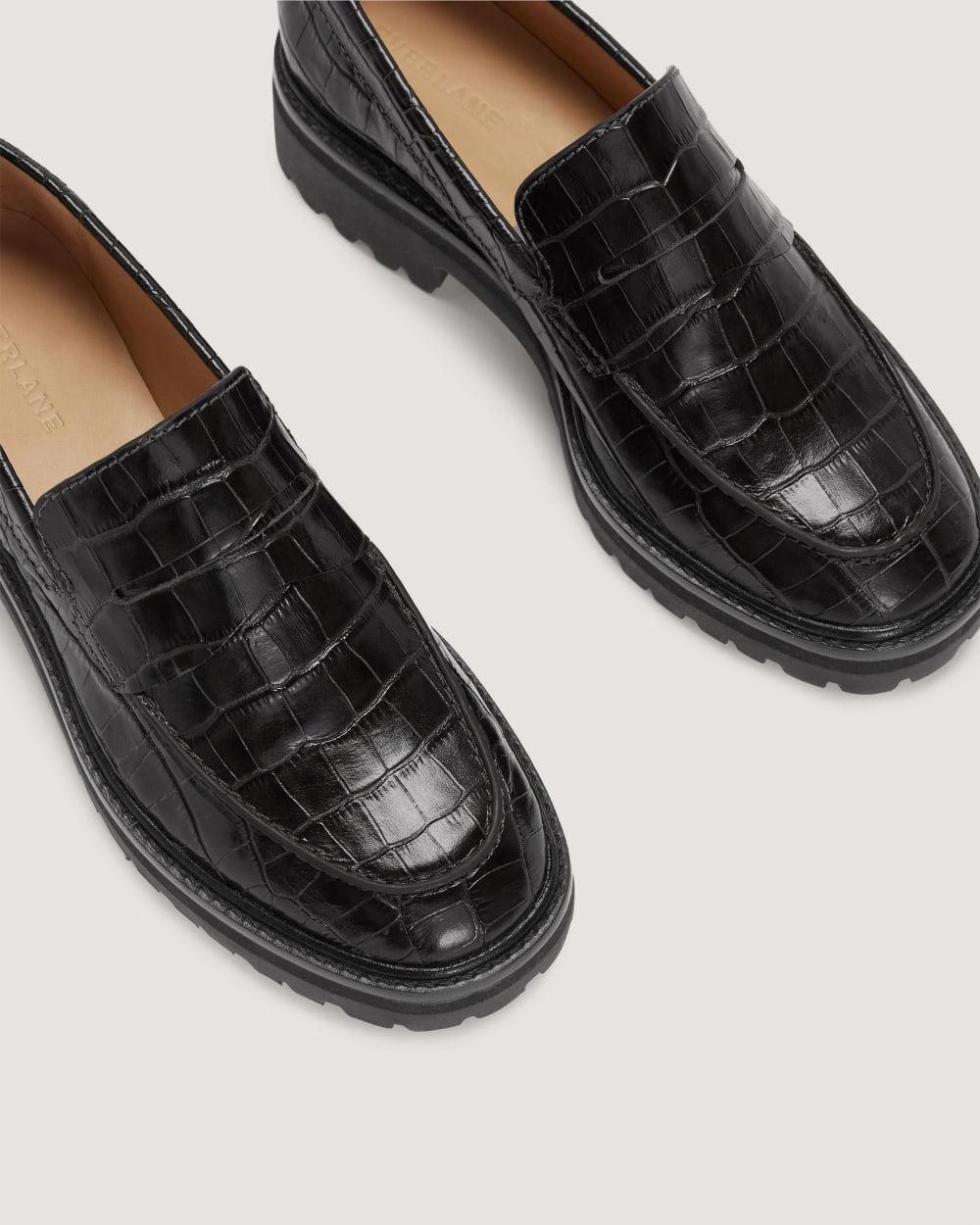 The Lug Loafer | Black Crocodile - Image 2