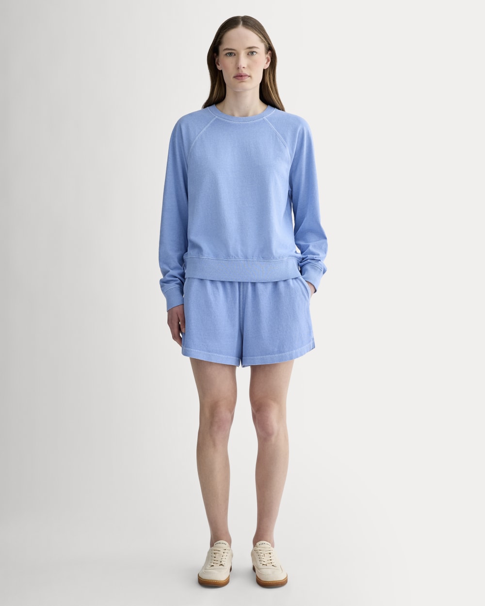 The Off-Duty Long-Sleeve Tee | Granada Sky Blue Garment Dye - Image 3