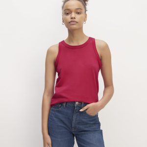 The Tank in Essential Cotton | Red Currant