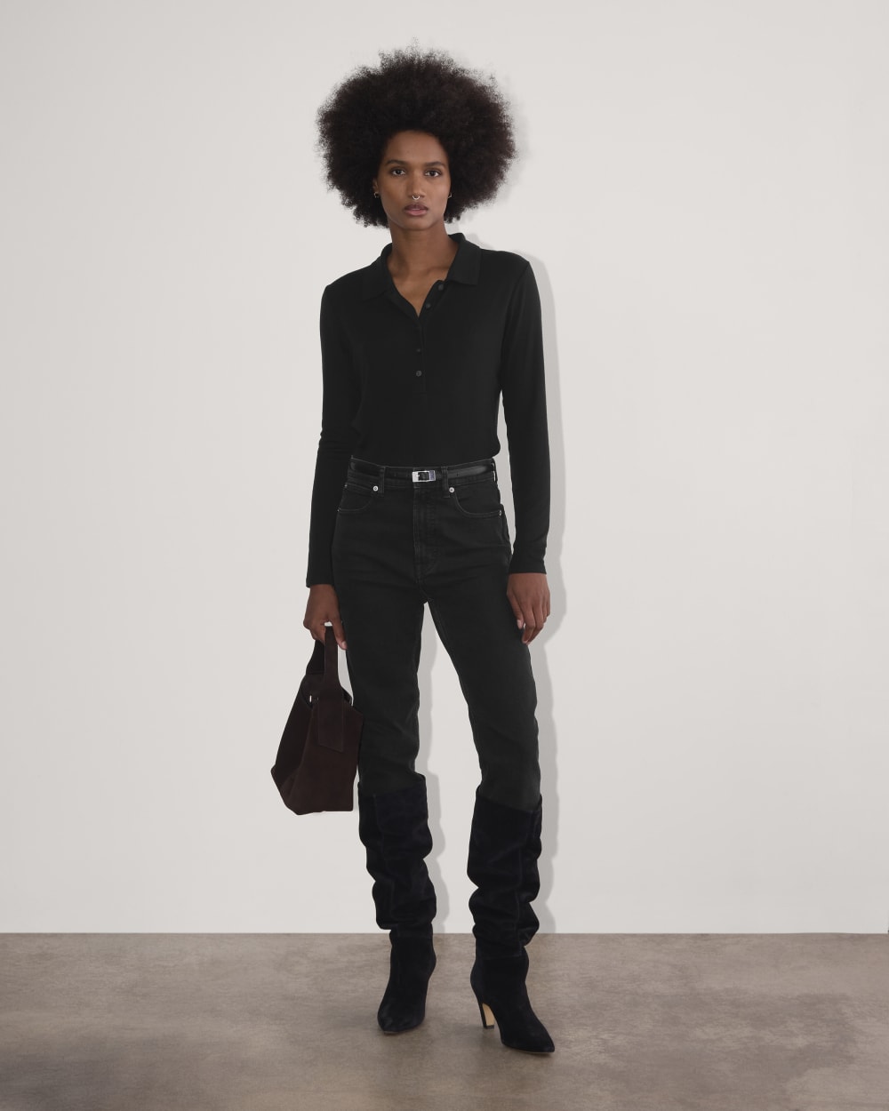 The Henley in Butterluxe | Black - Image 4