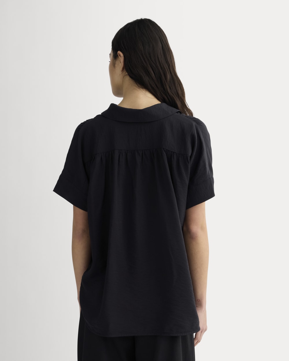 The Square Shirt in SoftLuxe | Black - Image 5