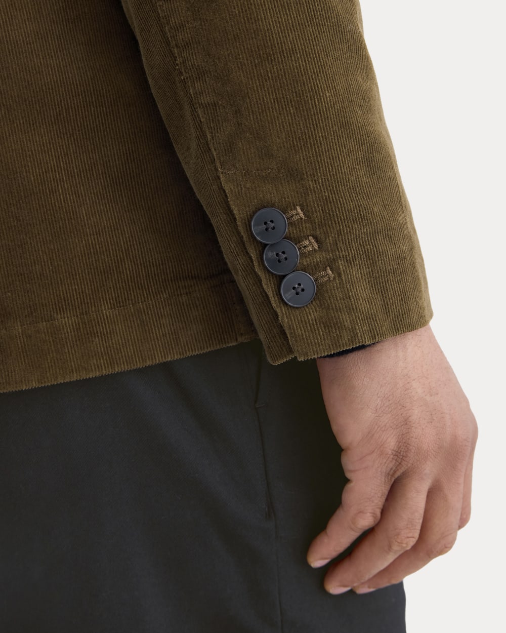 Fine Wale Corduroy Chore Blazer | Cocoa - Image 4