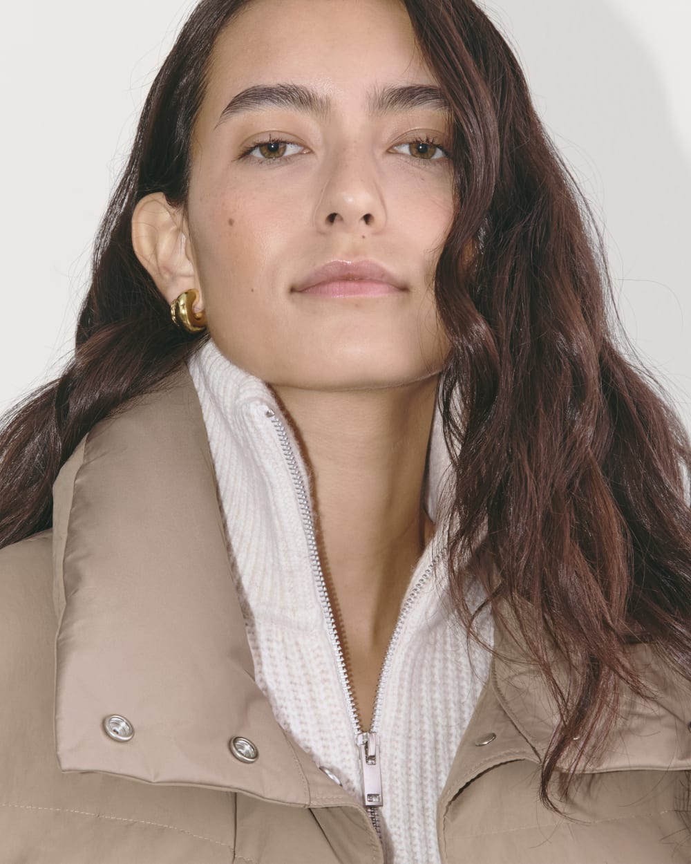 The Puffer Vest | Taupe Grey - Image 4