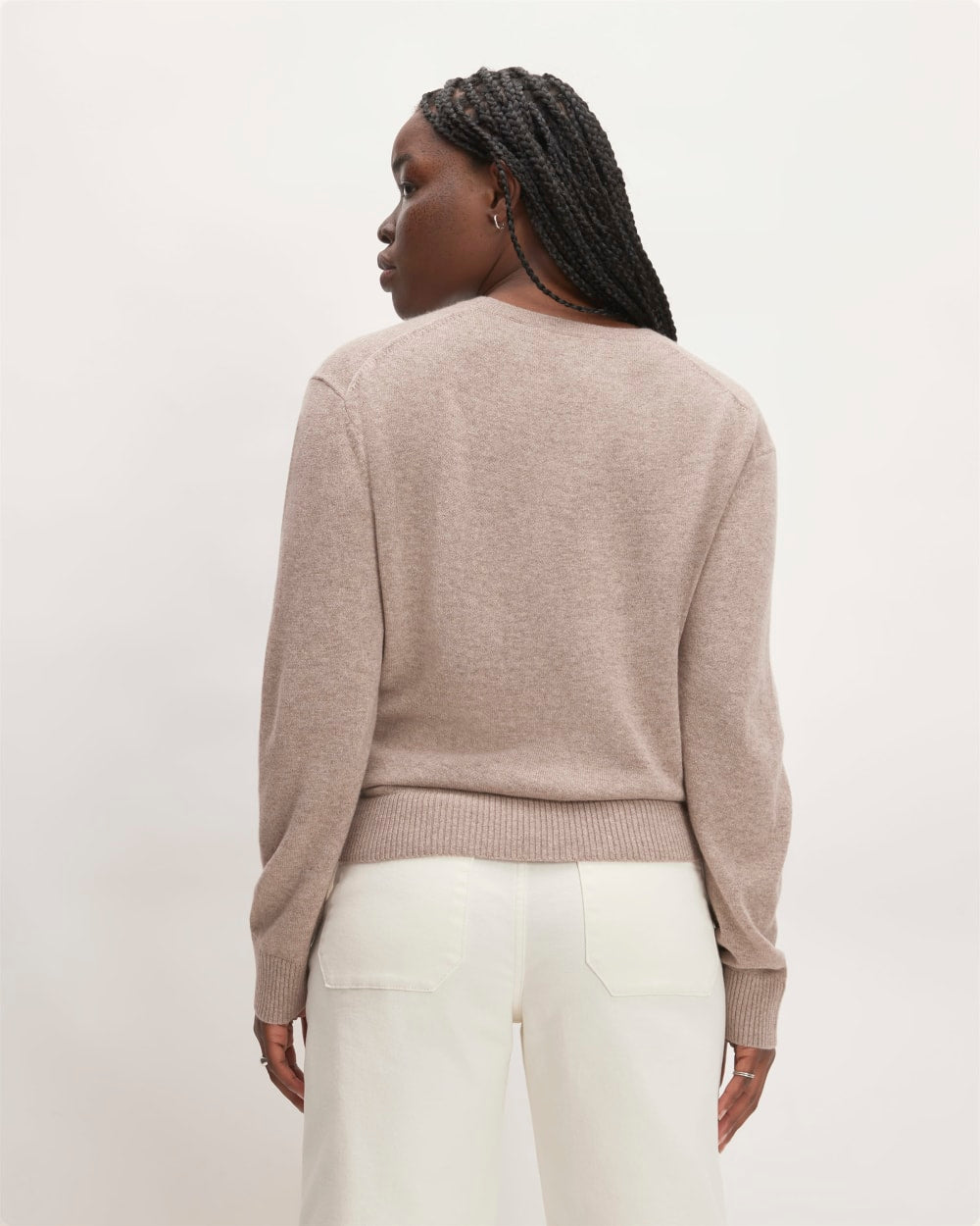 The Classic Crew in Cashmere | Toasted Sesame - Image 6