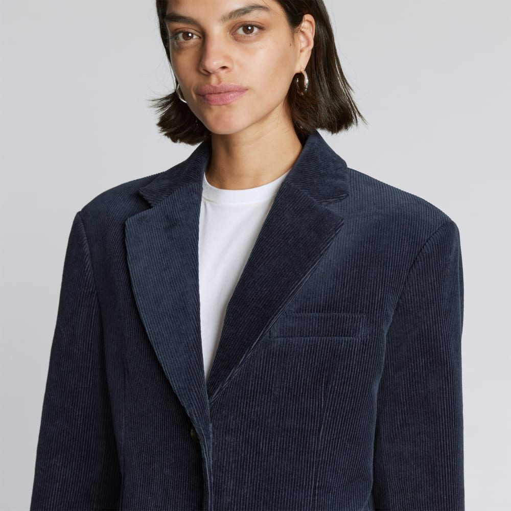 The Corduroy '80s Blazer | Deep Navy - Image 4