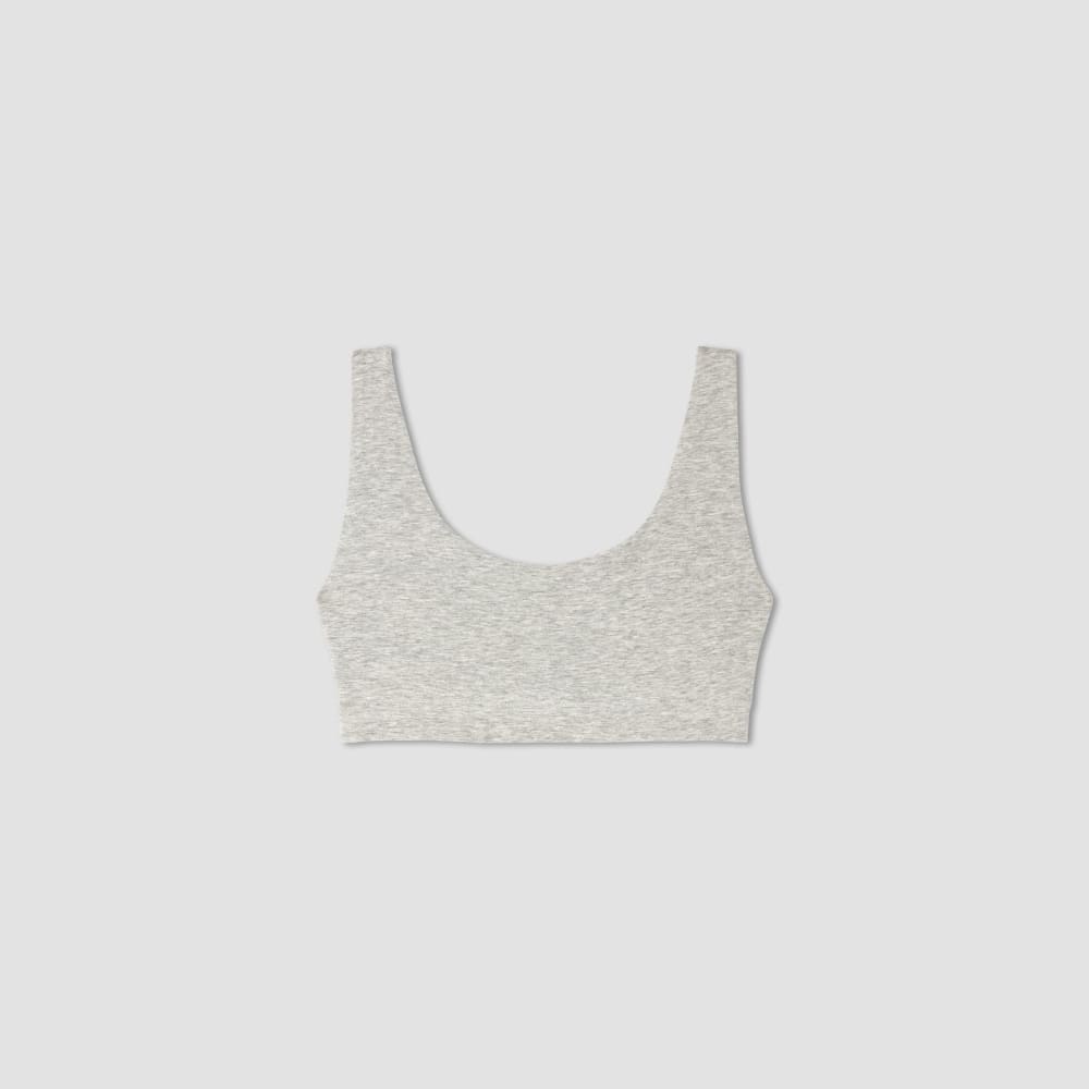 The Cotton Tank Bra | Heathered Grey - Image 2