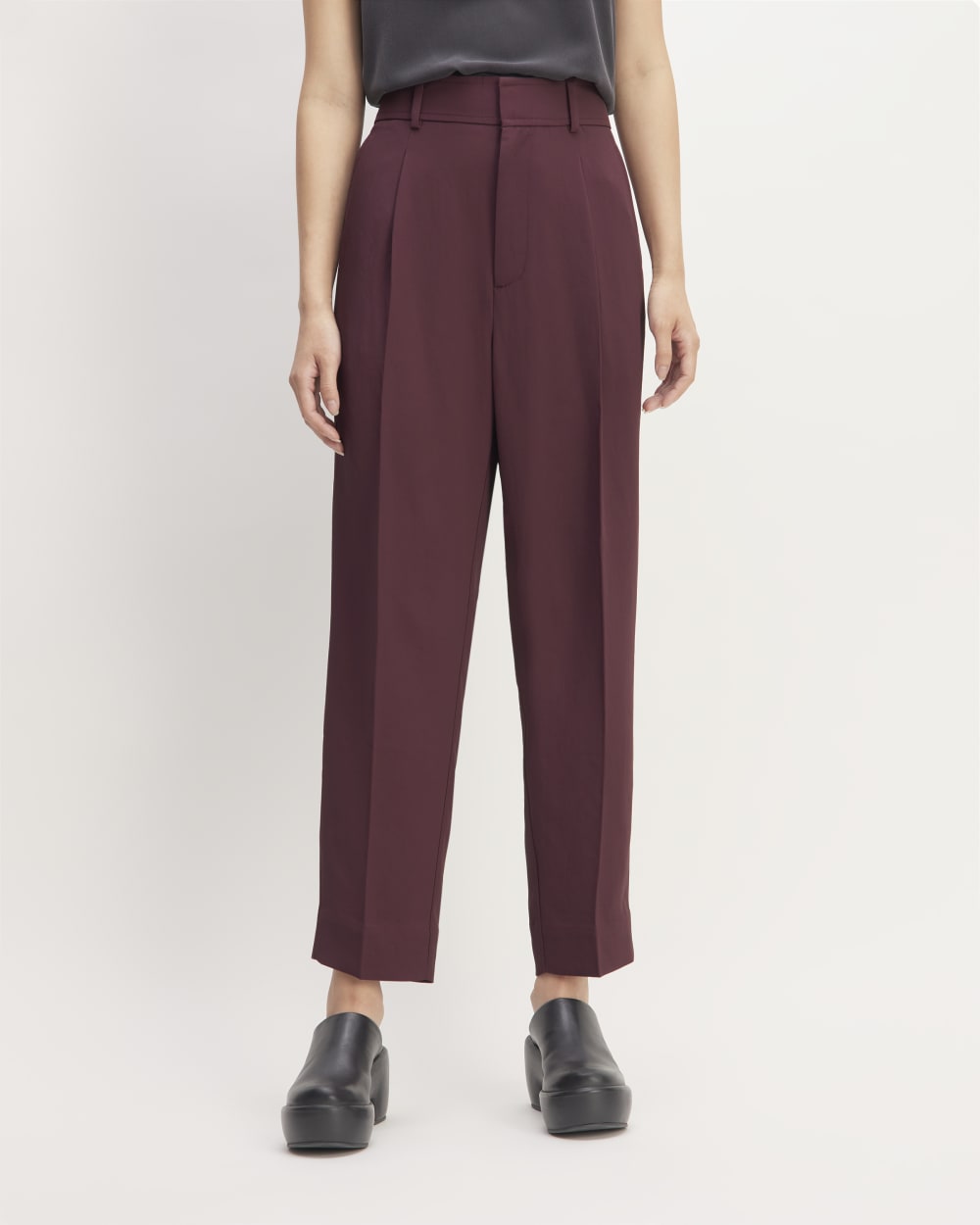 The Japanese GoWeave Way-High® Tapered Pant | Burgundy - Image 3