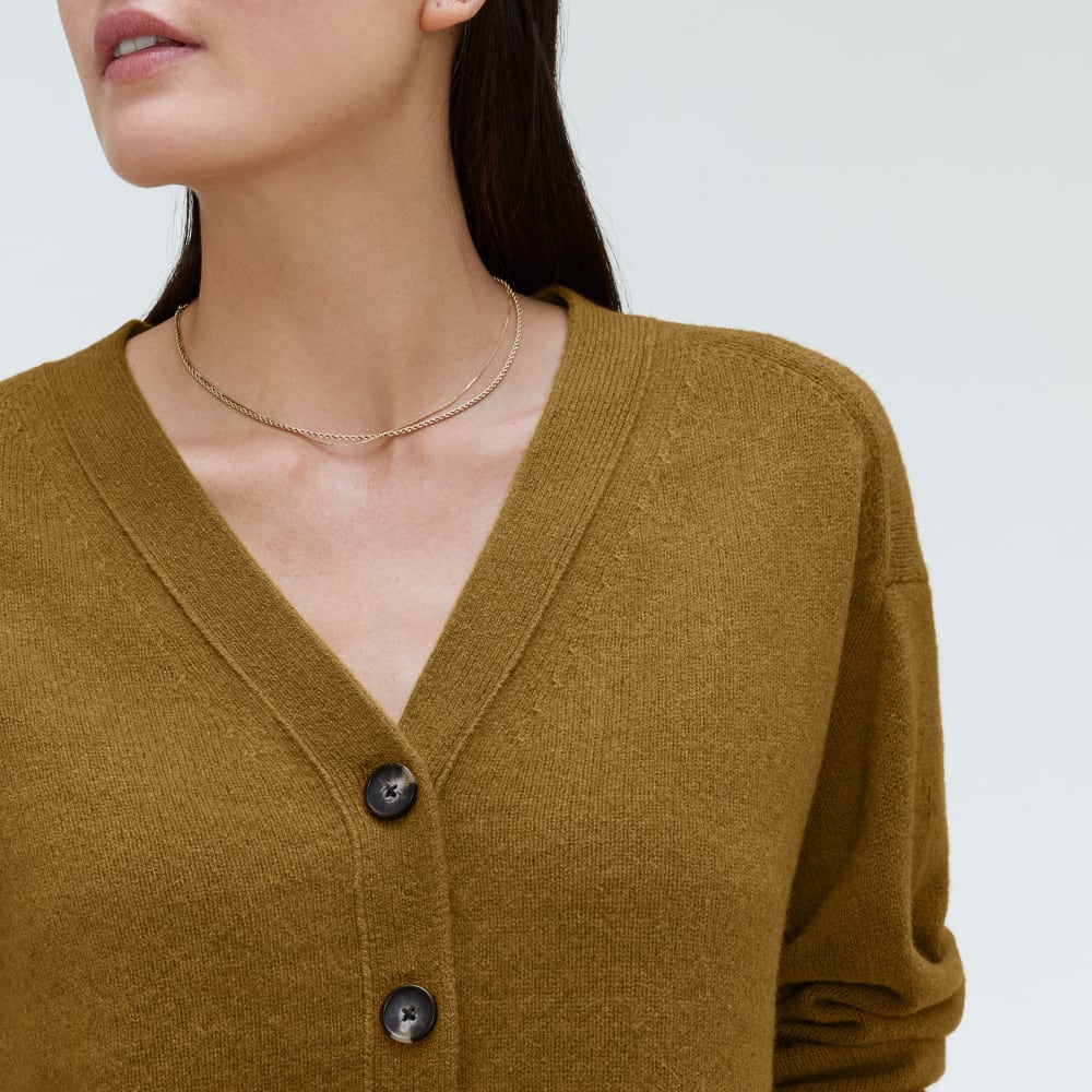 The Cashmere Cardigan | Tapenade - Image 5