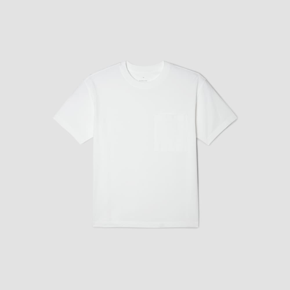 The Organic Cotton Relaxed Pocket Tee | White - Image 2