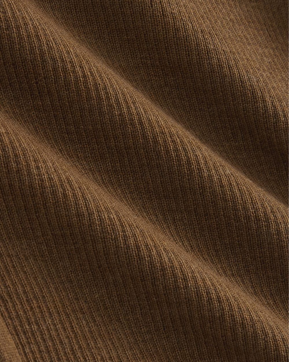 The Cropped Crew Top in Ultrafine Merino | Heathered Toffee - Image 6