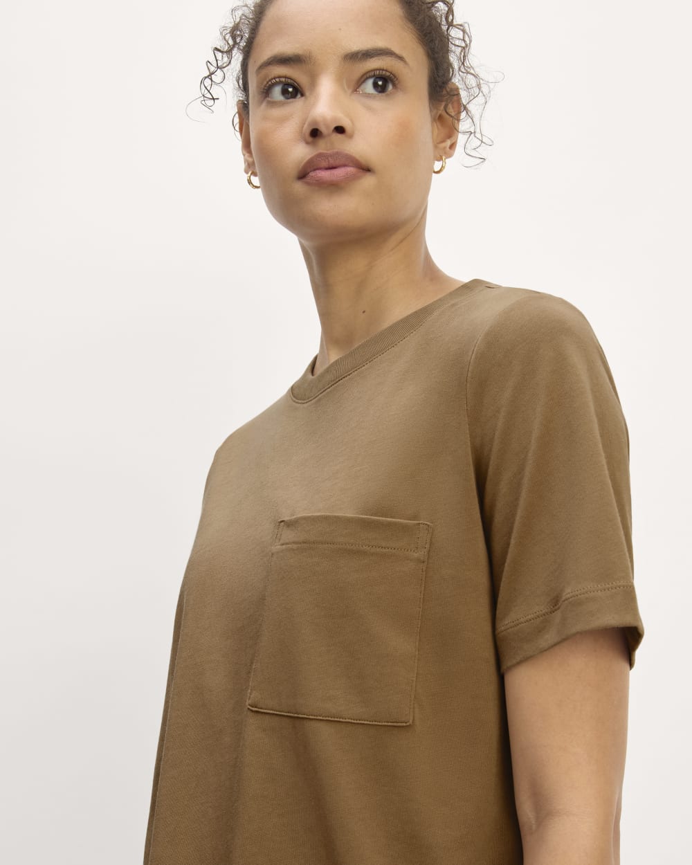 The Organic Cotton Weekend Tee Dress | Toasted Coconut - Image 3
