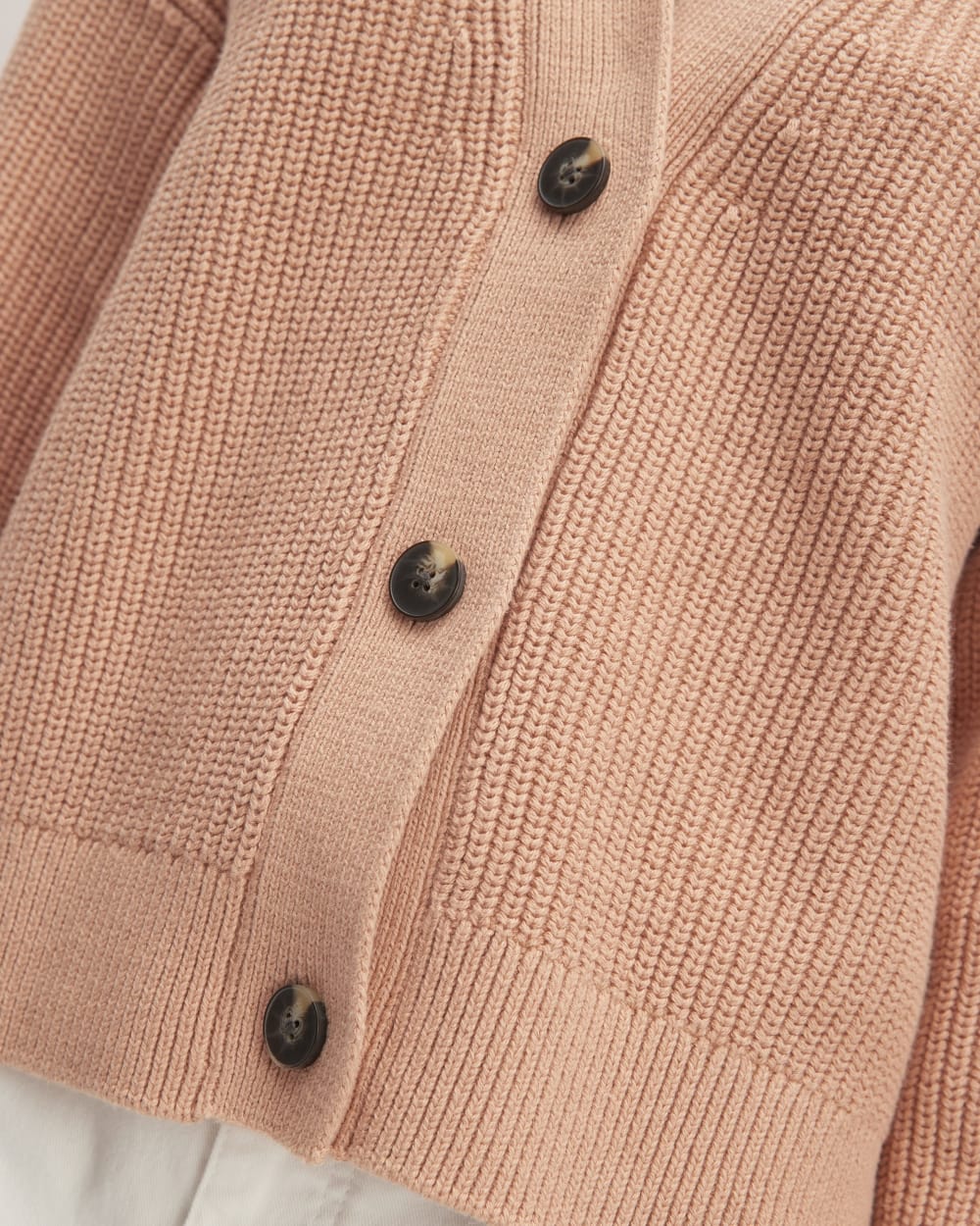 The Boxy Cardigan in Everyday Cotton | Blush Pink - Image 5