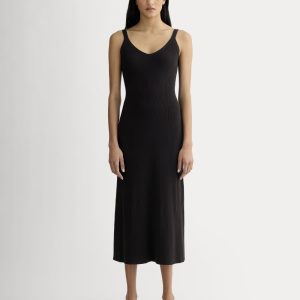 The Fine Knit Cami Dress | Black