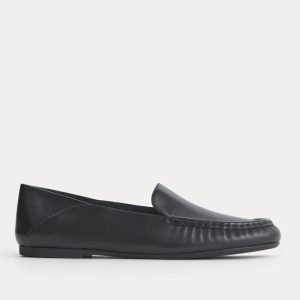 Leather Day Driver Loafer | Black