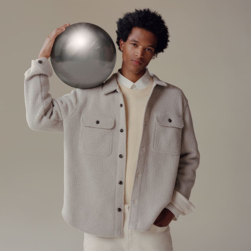 The Merino-Blend Crewneck Sweater | Off White - Image 6