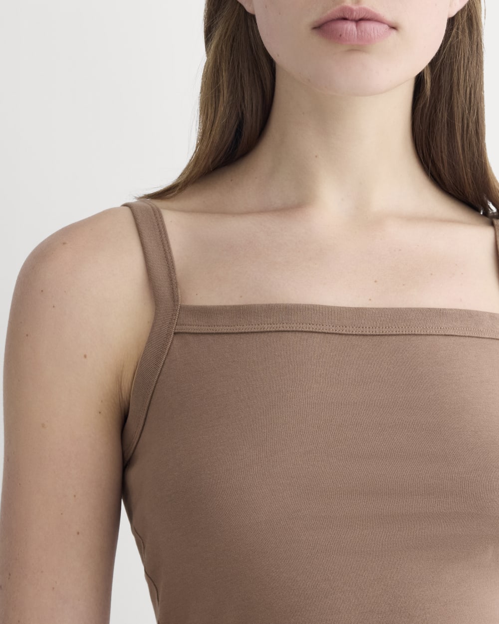 The Essential Square-Neck Tank | Mocha - Image 4