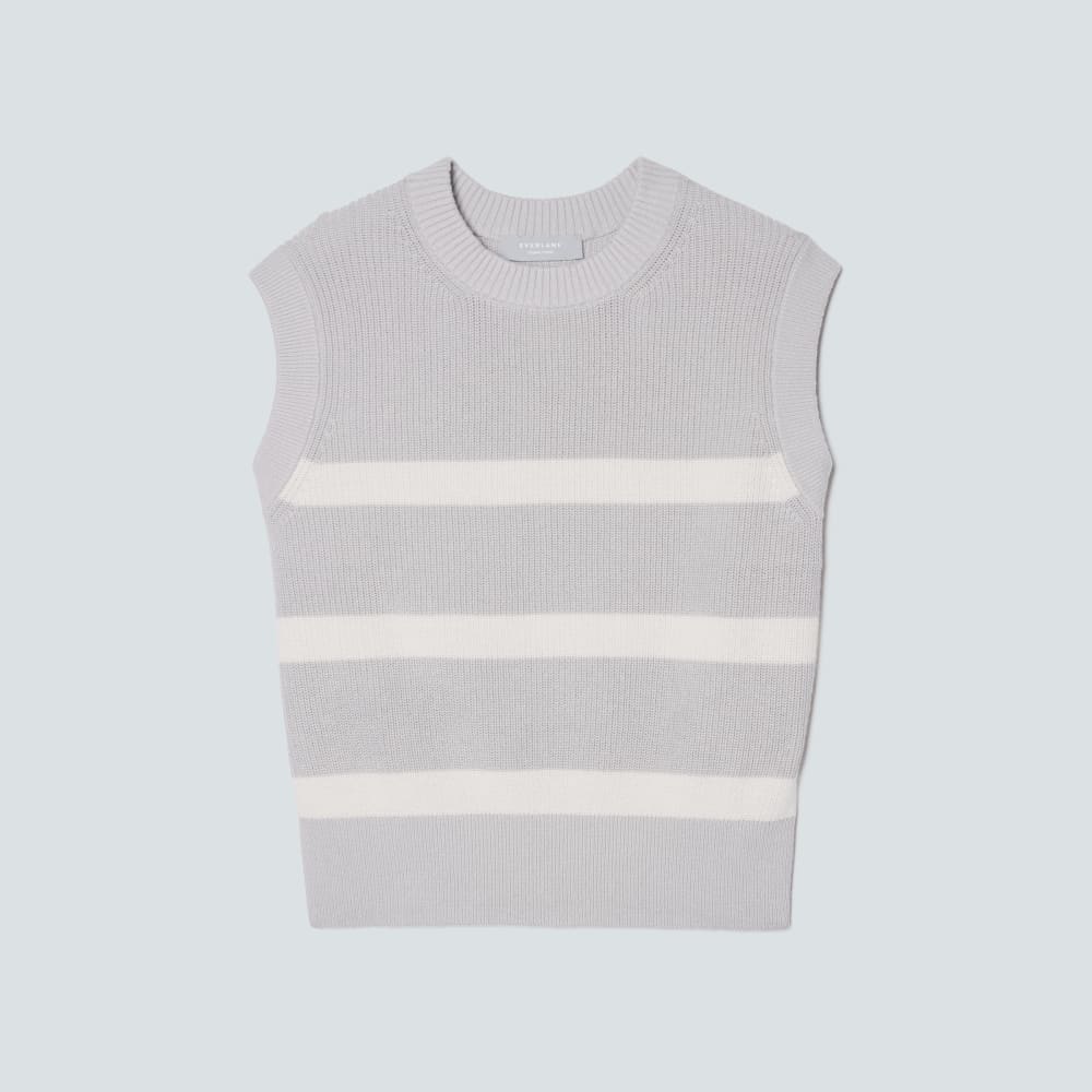 The Cotton Summer Sweater Tank | Moonlight Cloud / Canvas - Image 2