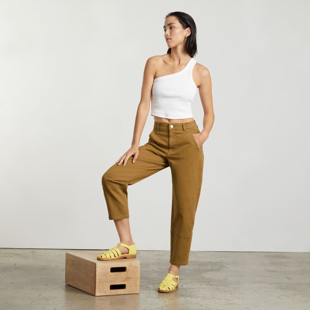 The Utility Barrel Pant | Golden Brown | Tall - Image 10