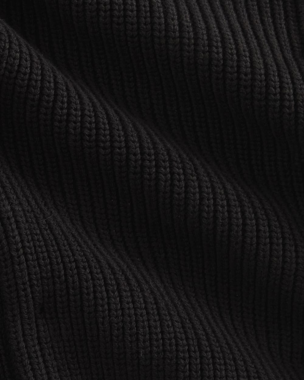 The Full-Zip Sweater in Everyday Cotton | Black - Image 6