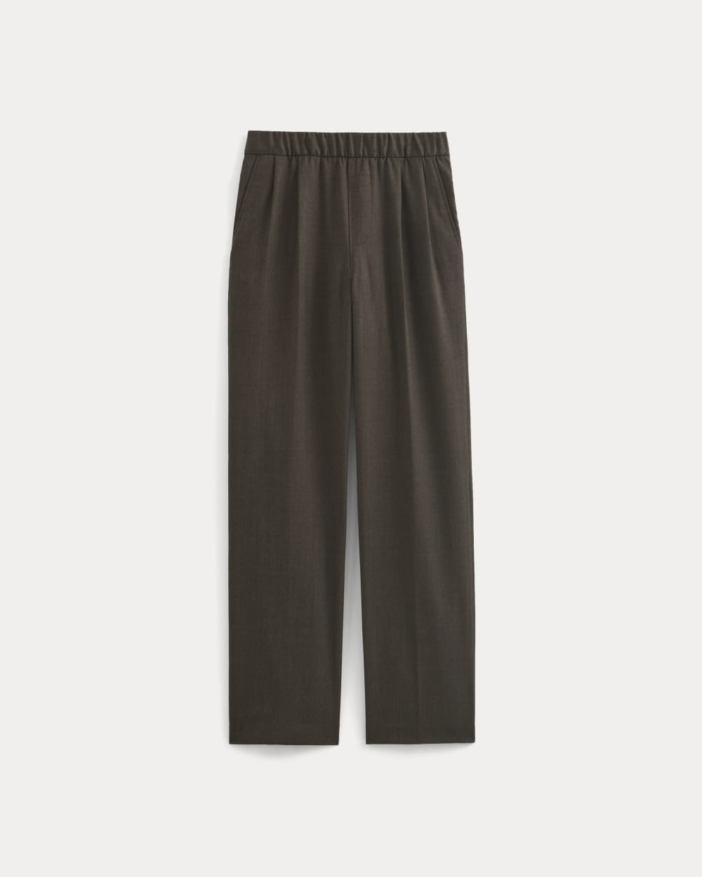 Pleated Trouser in Tailor Twill | Heathered Fudge - Image 2
