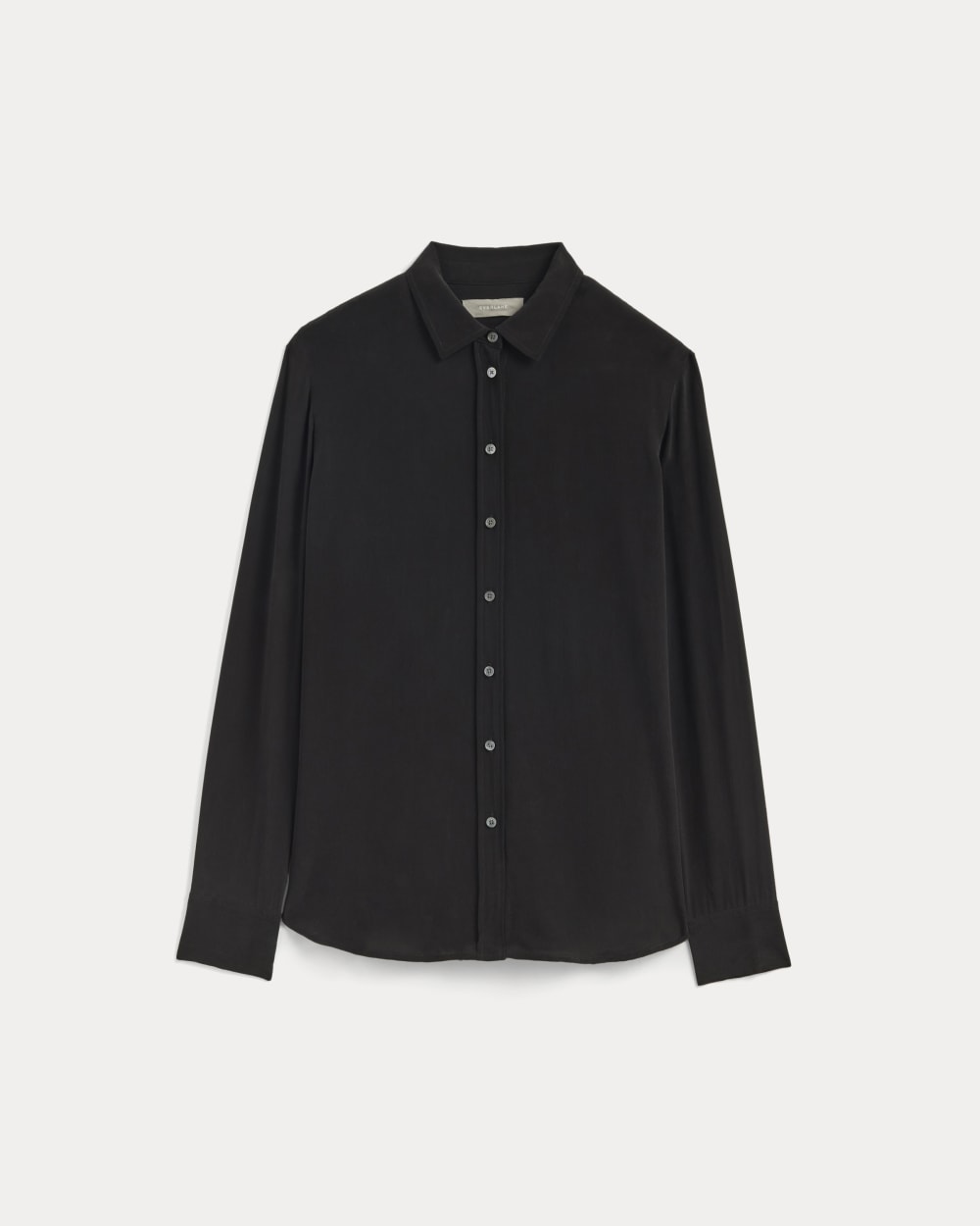 The Must-Have Shirt in Washable Silk | Black - Image 2