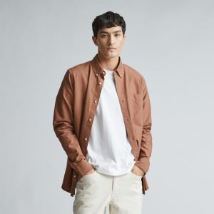 The Classic Oxford Shirt | Carob Brown | Tall