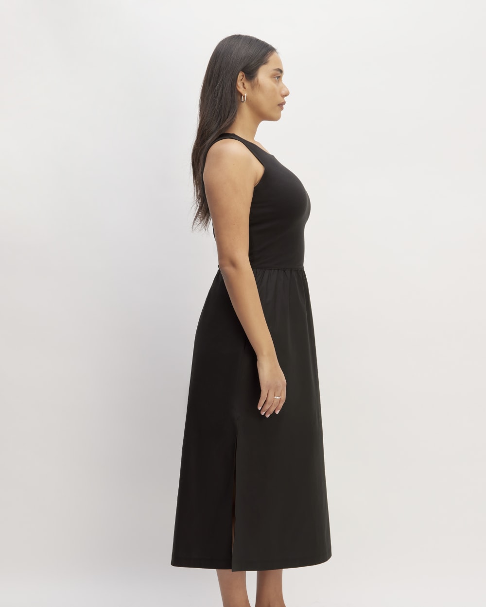 The Supima? High-Neck Riviera Dress | Black - Image 3