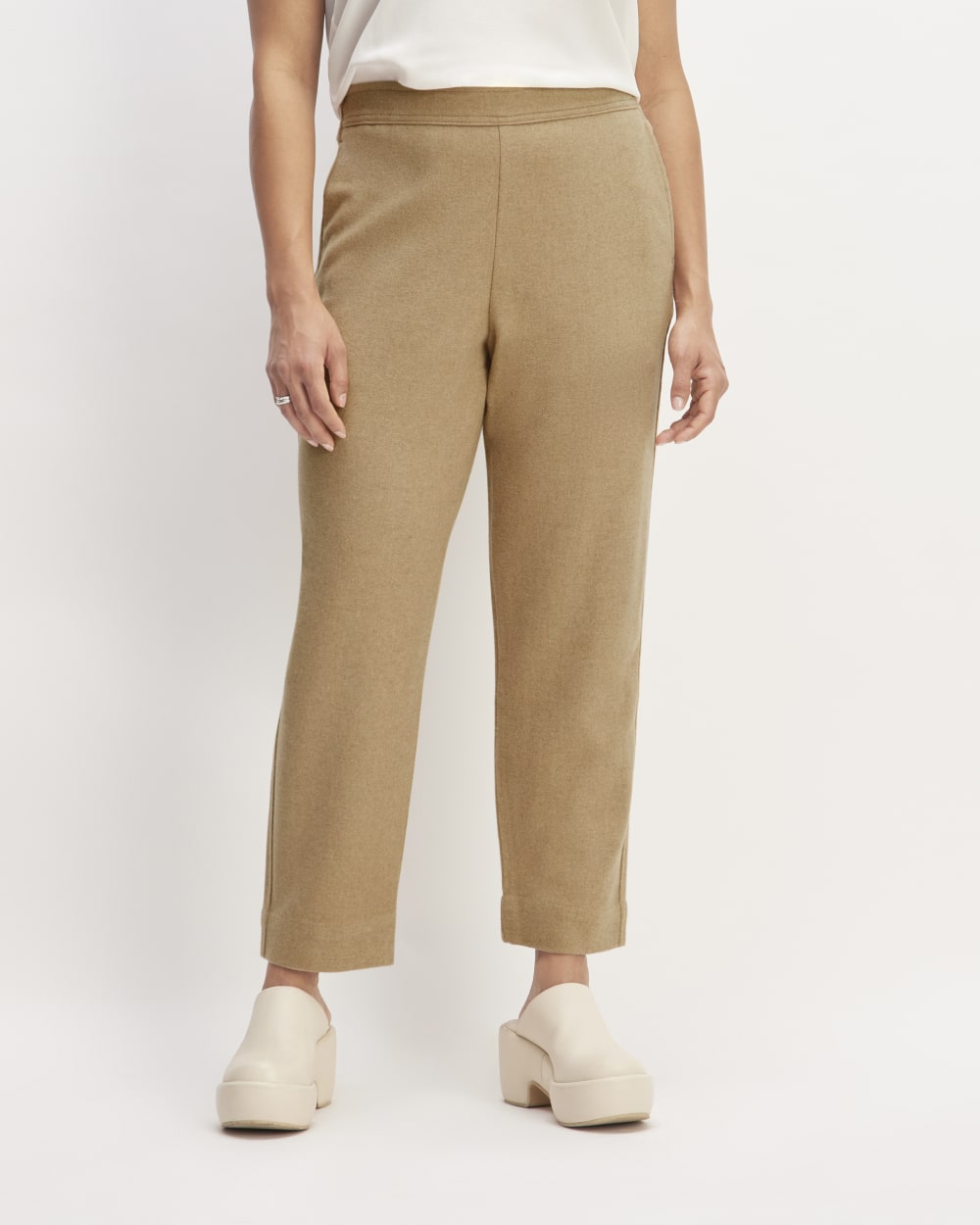 The Wool Flannel Pull-On Pant | Tiger's Eye - Image 3