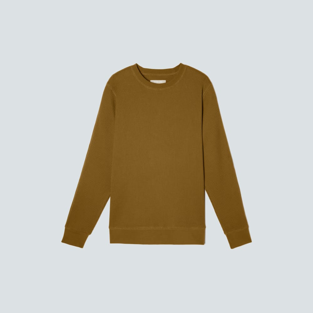 The Waffle Long-Sleeve Crew Tee | Tapenade - Image 2